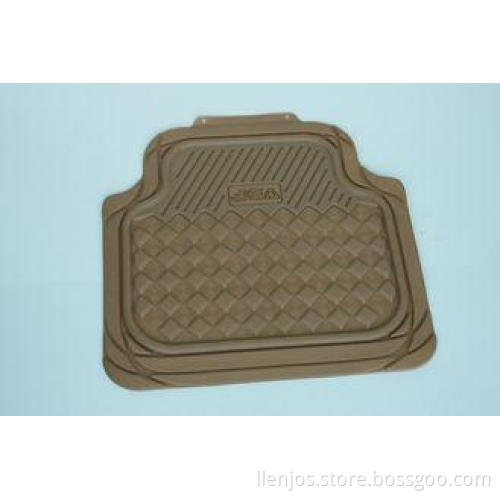 Personalised Yellow Rubber Car Mats , Anti Fatigue Floor Ma